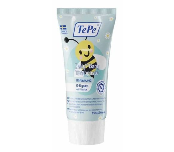 Zahnpasta Daily Baby 0-6 Jahre TePe - Tube mit 50ml - image 1
