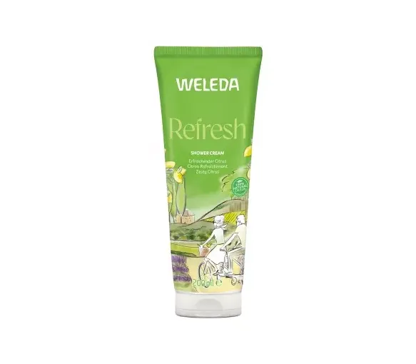 Erfrischende Zitronen-Duschcreme Weleda - 200ml Tube - image 1