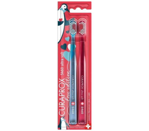 Zahnbürste cs 5460 ultra soft love edition Curaprox - Set mit 2 Zahnbürsten - image 1
