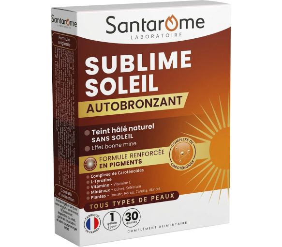 Sublime Sonnenbräuner Santarome - Packung mit 30 Kapseln