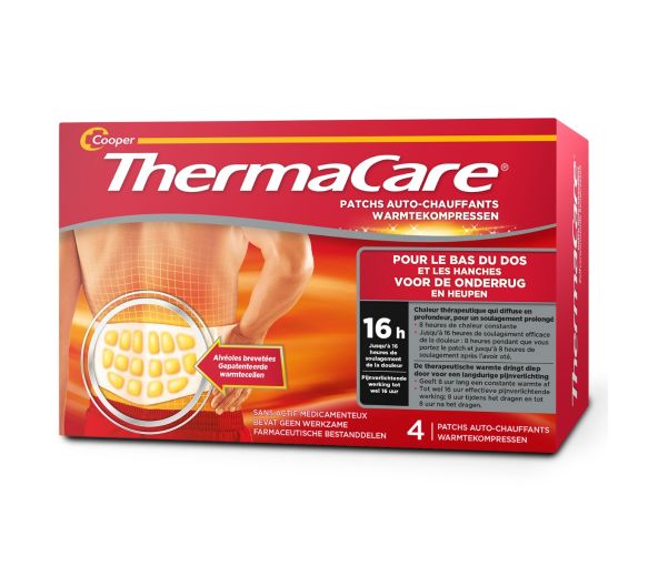 ThermaCare selbstwärmende Pflaster 16h für den unteren Rücken - Packung mit 4 Pflastern - image 1