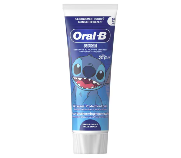 Junior-Zahnpasta Karies-Schutz Stitch ab 6 Jahren Oral-B - 75ml Tube