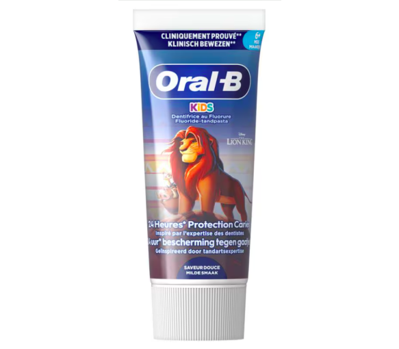 Zahnpasta Kids Karies-Schutz König der Löwen ab 6 Monaten Oral-B - Tube mit 60 ml