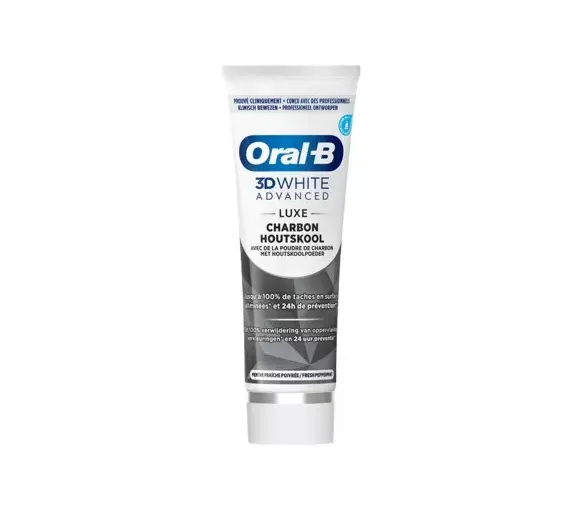 Zahnpasta 3D White Advanced Luxe Aktivkohle Oral-B - Tube mit 75 ml