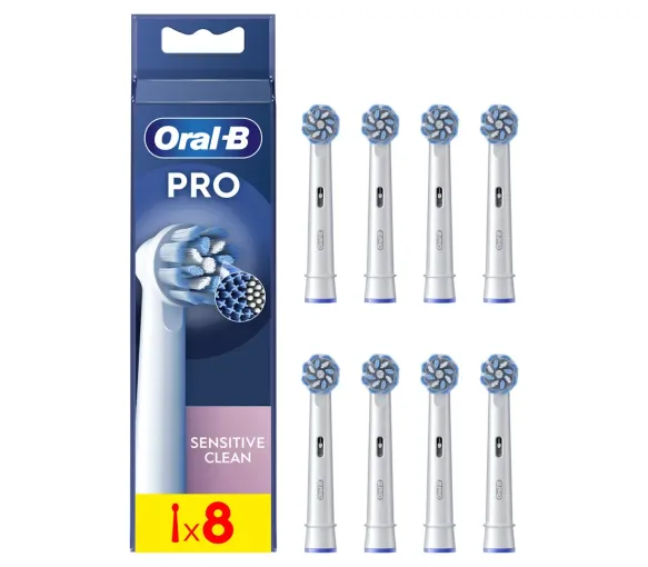 Pro sensitive clea Bürstenköpfe elektrische Zahnbürste Oral-B - 8 Bürstenköpfe - image 1