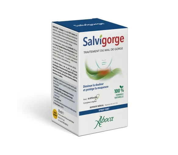Salvigorge Spray starke Halsschmerzen Aboca - Spray von 30ml