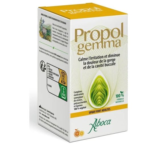 Propol gemma Spray stark Erwachsene Halsschmerzen Aboca - Spray von 30ml