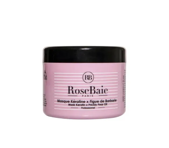 Keratin- und Feigenkernöl-Maske RoseBaie - 500ml Topf