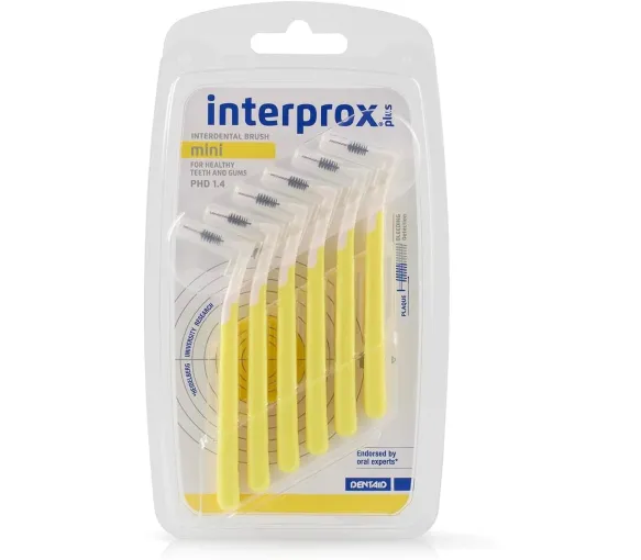 Mini Interdentalbürsten Interprox Plus Gelb Crinex - Packung mit 6 Bürsten - image 1