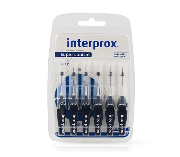 Super konische Interdentalbürsten interprox 2,0 mm Crinex - 6 Bürsten