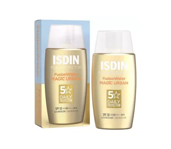 Fusion Water Urban Fotoprotector SPF30 Isdin - Flasche mit 50 ml