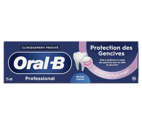 Zahnpasta für Zahnfleischschutz mit frischer Minze Oral B - Tube mit 75 ml - image 1
