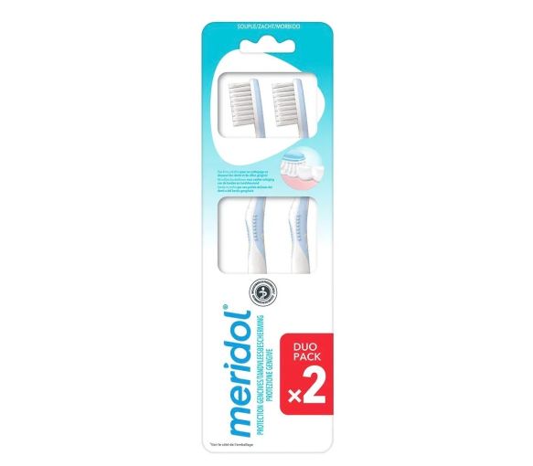 Meridol weiche Zahnbürste Duo-Pack - 2 Zahnbürsten