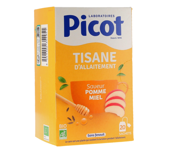 Stilltee mit Apfel-Honig-Geschmack von Picot - 20 Beutel pro Packung - image 1