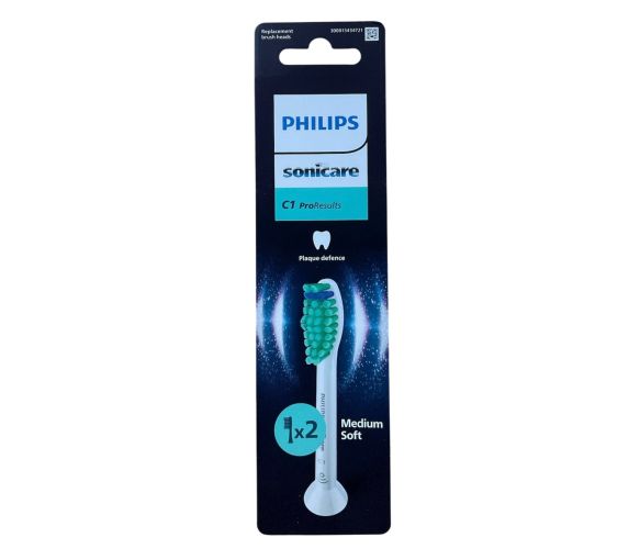 Mittelweiche Bürstenköpfe C1 ProResults Sonicare Philips - 2er-Pack Bürstenköpfe - image 1