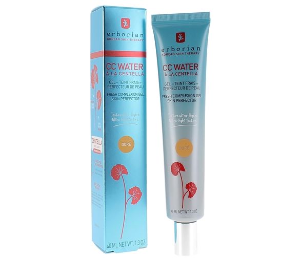 CC Water mit Centella Gel teint frais Hautperfektionierer Erborian - Tube mit 40ml - Gold
