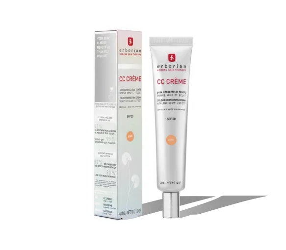 CC-Creme mit Centella Asiatica in der Farbe Gold SPF30 Erborian - Tube mit 40ml - image 1