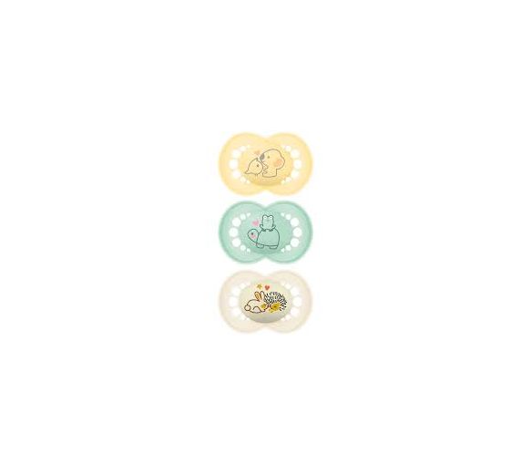 Anatomische Schnuller Original Tag/Nacht 18 Monate+ beige Mam - 3er-Pack Schnuller - image 1