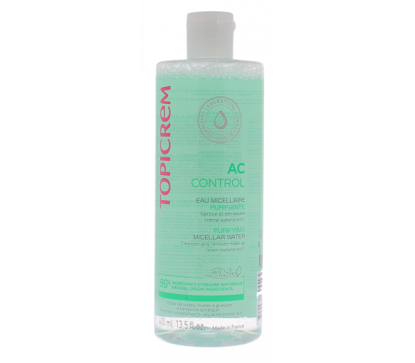 AC Control Mizellenwasser reinigend Topicrem - Flasche mit 400 ml