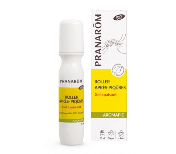 Roller Gel zur Linderung von Stichen bio Aromapic Pranarôm - Roll-on mit 15ml
