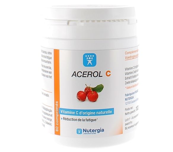 Acérol C Nutergia - 60 Tabletten Dose