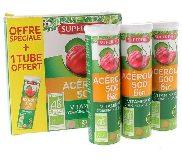 Acerola 500 BIO Super Diet - 24 Tabletten