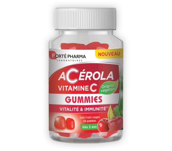 Acérola Vitamin C Forté Pharma - 60 Gummies Dosis