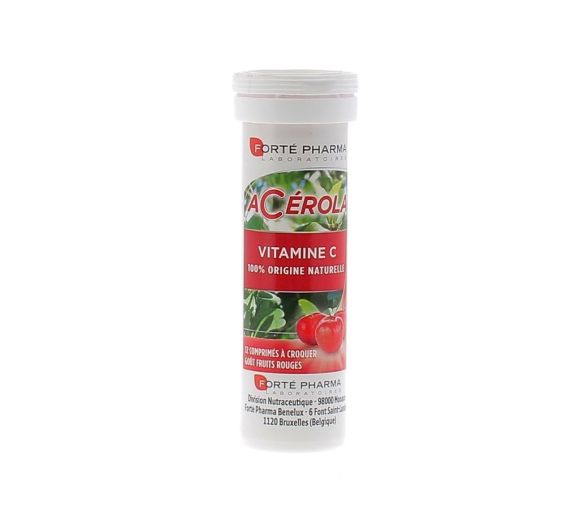 Acerola Vitamin C Forté Pharma - 12 Kautabletten
