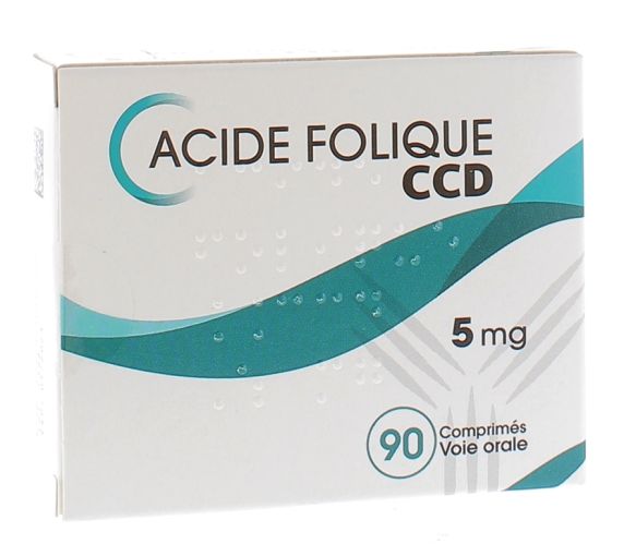 Folsäure CCD 5 mg - Packung mit 90 Tabletten
