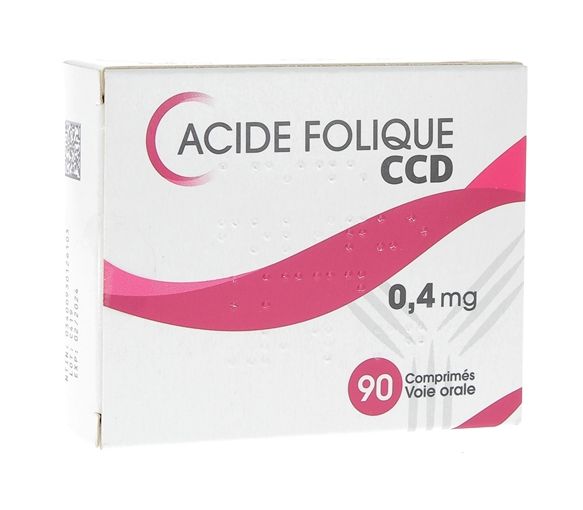 Folsäure CCD 0,4 mg Tablette - Packung mit 90 Tabletten