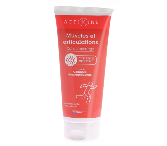 Actikine Massagegel für Muskeln und Gelenke Grüne Marke - Tube mit 100 ml
