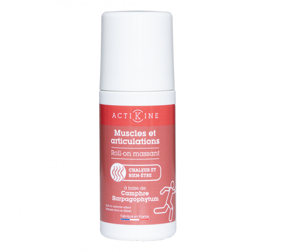 Actikine Roll-on zur Massage von Muskeln und Gelenken Marke Verte - Roll-on von 60ml - image 1