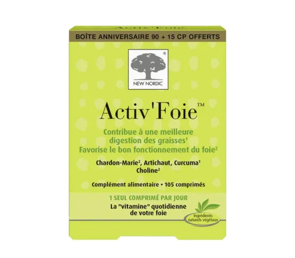 Activ'foie New Nordic - 90 Tabletten + 15 geschenkt