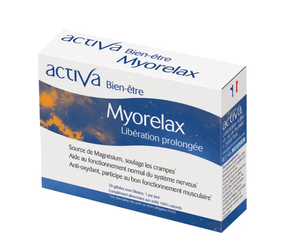 Activa Wohlbefinden Myorelax - Packung mit 30 Kapseln