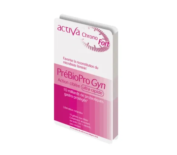Activa Chrono Fort Präbiopro Gyn - Packung mit 15 Kapseln