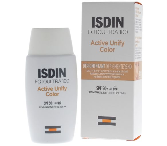 Active Unify Color depigmentierende SPF 50+ Foto Ultra 100 Isdin - Flasche mit 50 ml - image 1