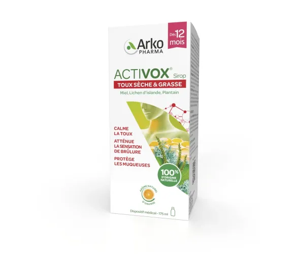 Activox Hustenmittel trocken und nass Arkopharma - Flasche 175ml