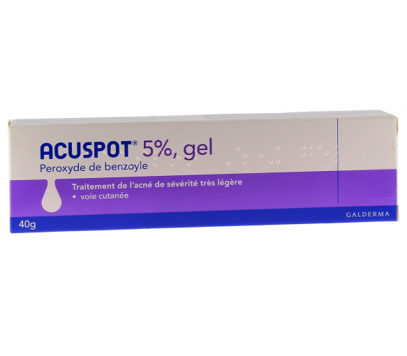 Acuspot 5 % Benzoylperoxid-Gel Galderma - Tube mit 40 g - image 1