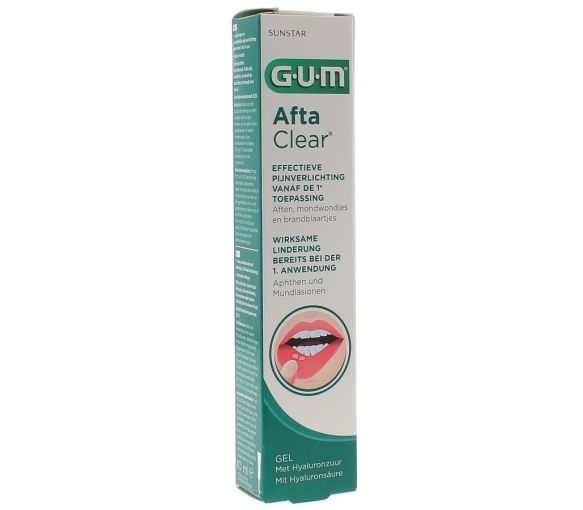 Afta clear gel Gum - Tube mit 10 ml