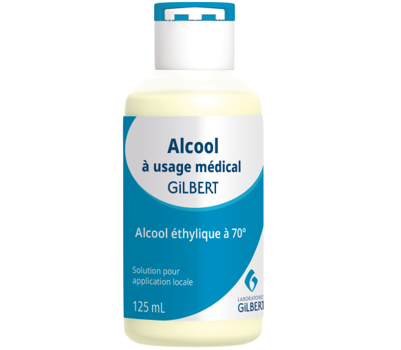 Medizinischer Alkohol 70° Gilbert - Flasche mit 125 ml