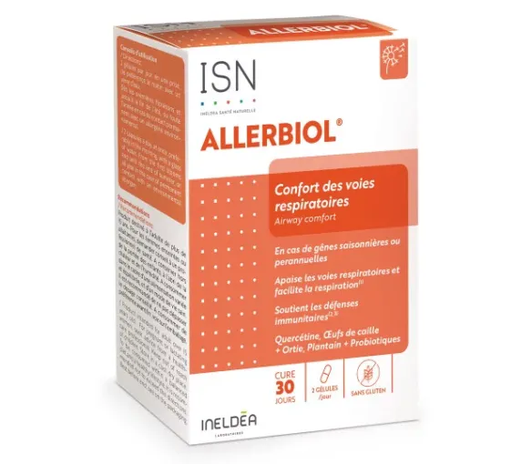 Allerbiol Atemwegskomfort Ineldea - Packung mit 60 Kapseln - image 1