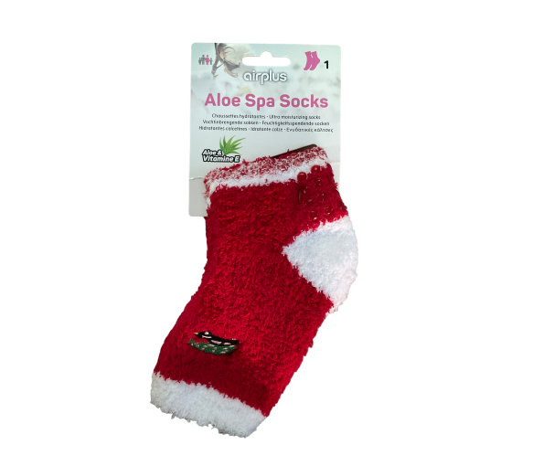 Aloe Spa Socken Feuchtigkeitssocken für Frauen Weihnachten Airplus - ein Paar Socken