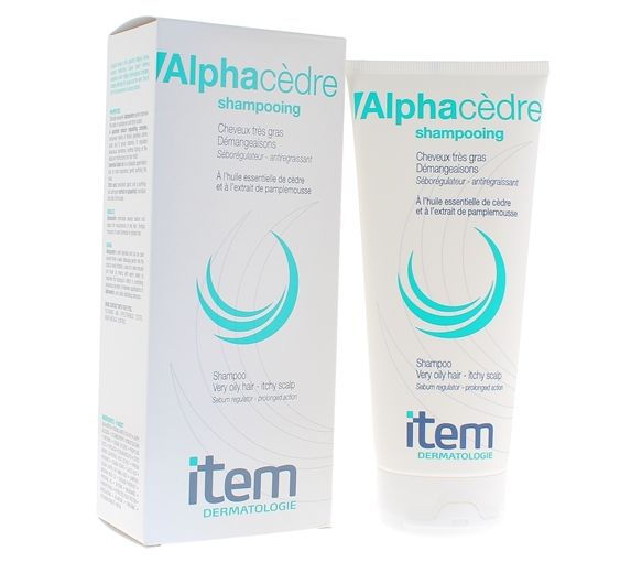 Alphacèdre Shampoo für sehr fettiges Haar Artikel Dermatologie - Tube mit 200 ml