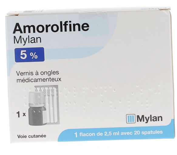 Amorolfine Mylan 5% - 1 medizinischer Nagellack