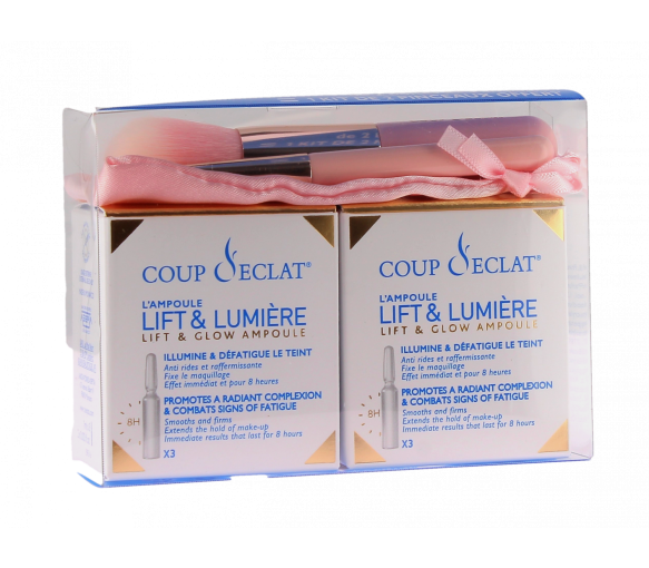 Lift & Licht Ampullen Glanz - 2er Set mit 3 Ampullen + 1 Set mit 2 Pinsel geschenkt - image 1