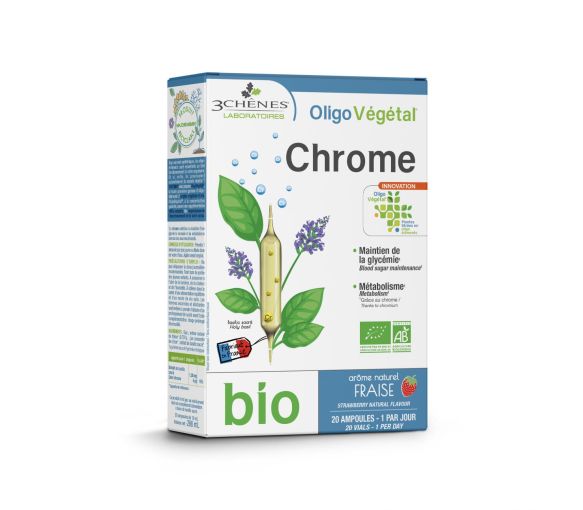 Oligo Pflanzlich Chrom bio 3 Eichen - Schachtel mit 20 Ampullen