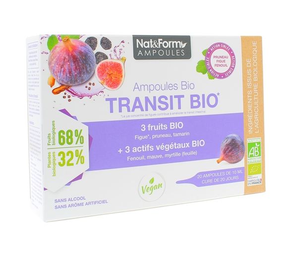 Bio Nat&Form Frucht-Transitampullen - 20 Ampullen zu je 10 ml