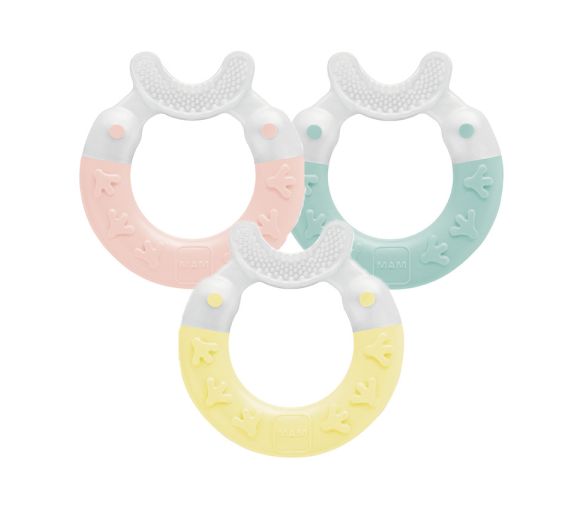 Beißring reinigend +3 Monate MAM - ein Ring