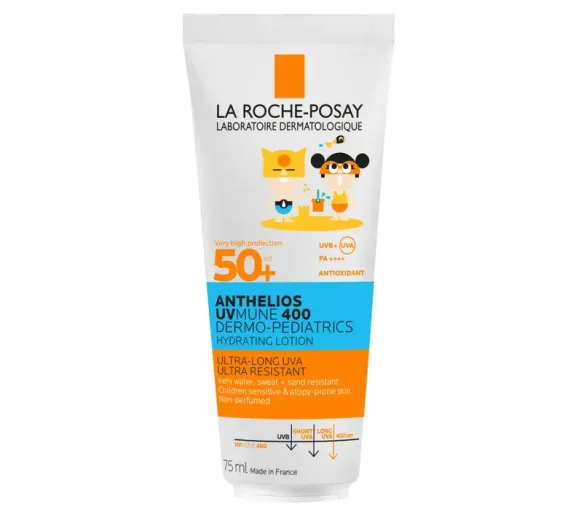 Anthelios UVMune 400 Dermo-Pädiatrie Feuchtigkeitsmilch SPF50+ La Roche-Posay - Tube mit 75 ml