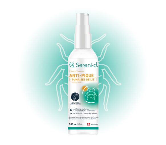 Anti-Bettwanzen-Körperabwehr Sereni-d - 100ml Spray - image 1